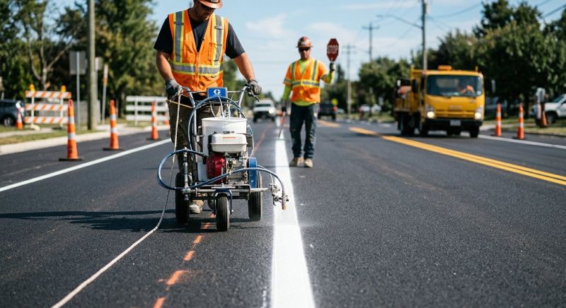 Asphalt Marking in Lawrenceville, GA