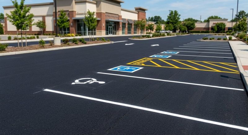 Asphalt Marking in Roswell, GA