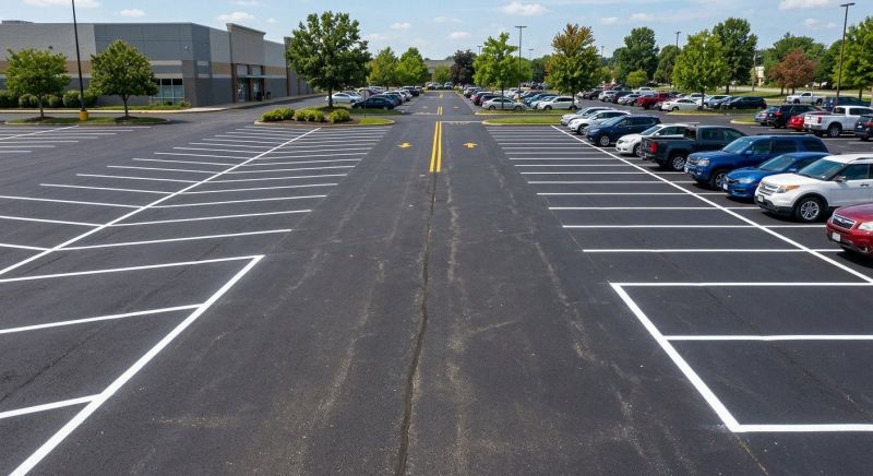Asphalt Painting in Roswell, GA