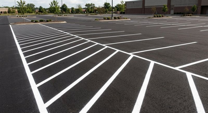 Asphalt Painting in Roswell, GA