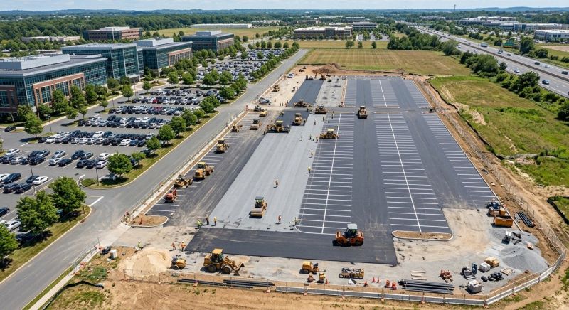 Asphalt Parking Lot Paving in Little Rock, AR