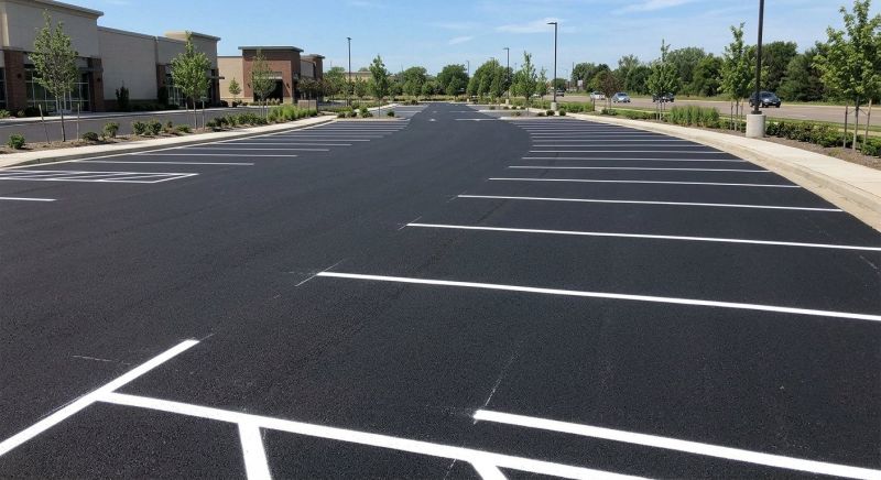 Asphalt Striping in Roswell, GA