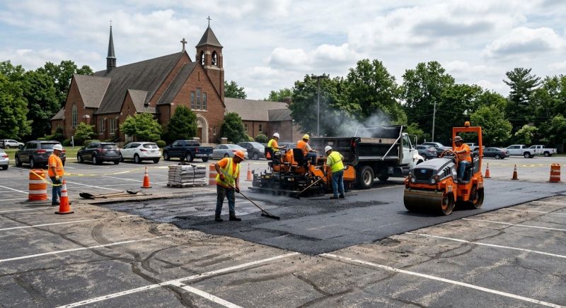 Church Parking Lot Repair in Orange County, CA