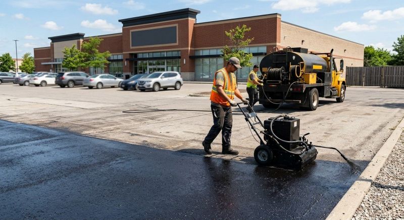 Commercial Parking Lot Sealing in San Antonio, TX