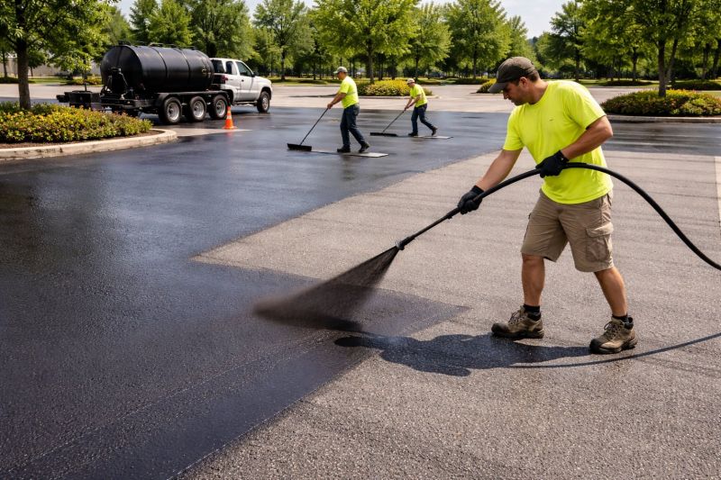 Commercial Parking Lot Sealing in Miami Dade County, FL