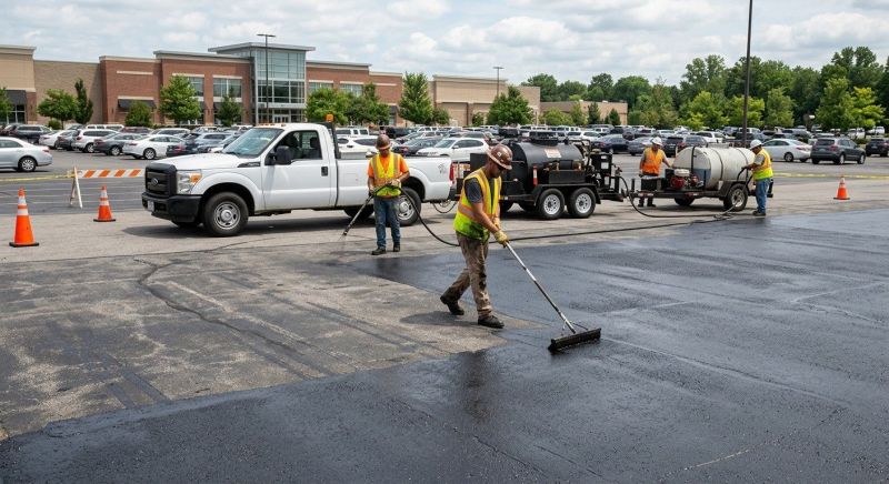 Commercial Parking Lot Sealing in Miami Dade County, FL
