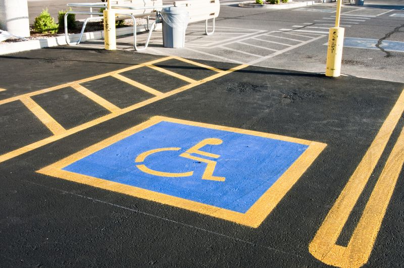 Disability Parking Marking in Roswell, GA