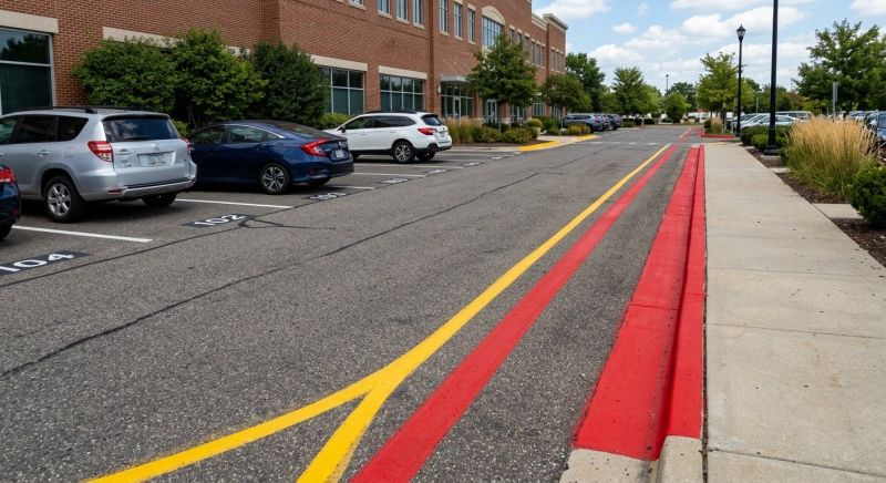 Fire Lane Marking in Suwanee, GA