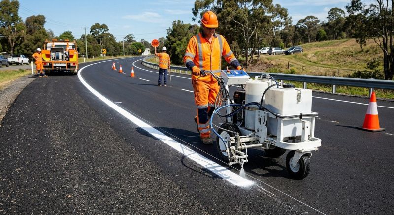 Lane Marking Service in Suwanee, GA