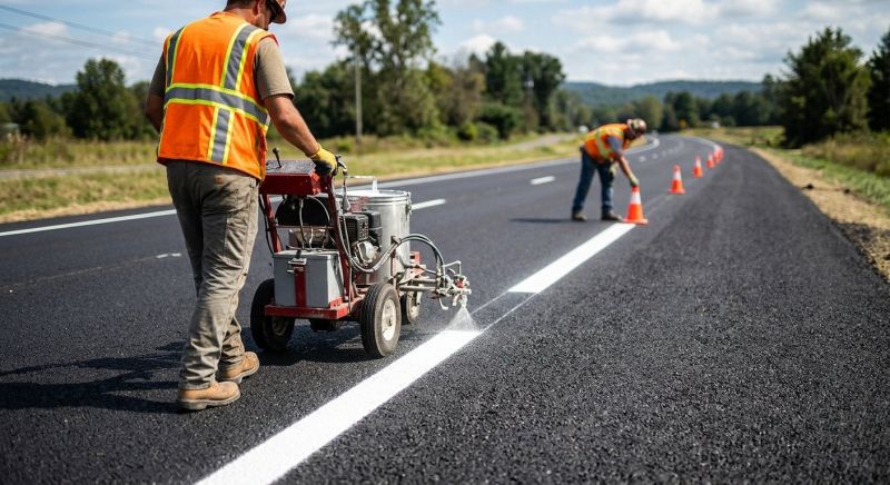 Lane Marking Service in Lawrenceville, GA