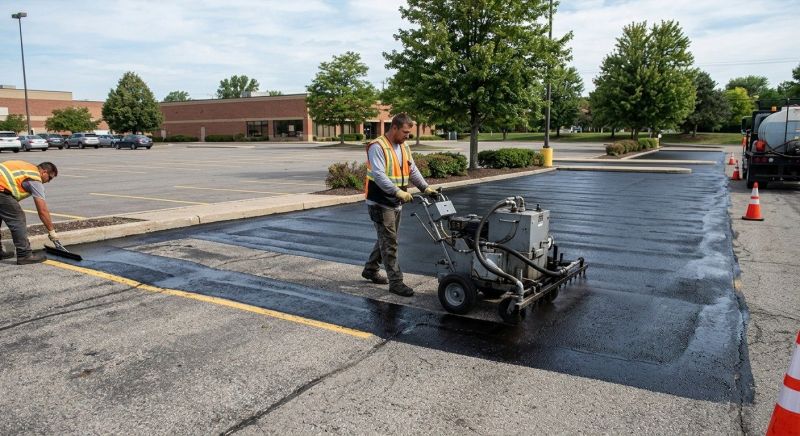 Lot Sealcoating in San Antonio, TX