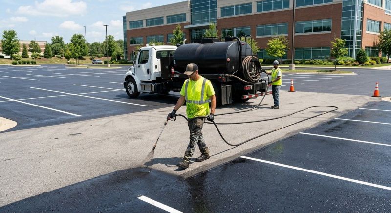 Lot Sealcoating in San Antonio, TX