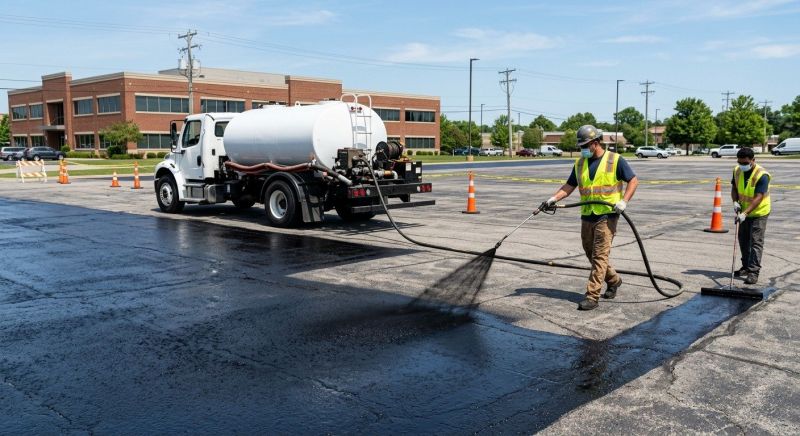 Lot Sealcoating in Columbus, OH