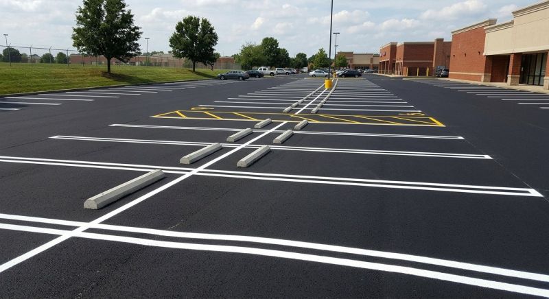 Parking Area Striping in Roswell, GA
