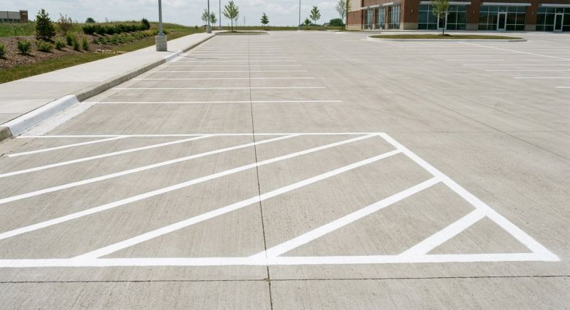 Parking Area Striping in Roswell, GA