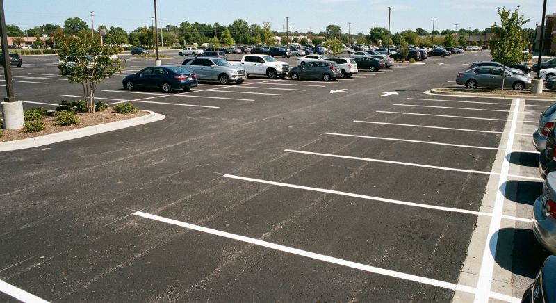 Parking Area Striping in Alpharetta, GA
