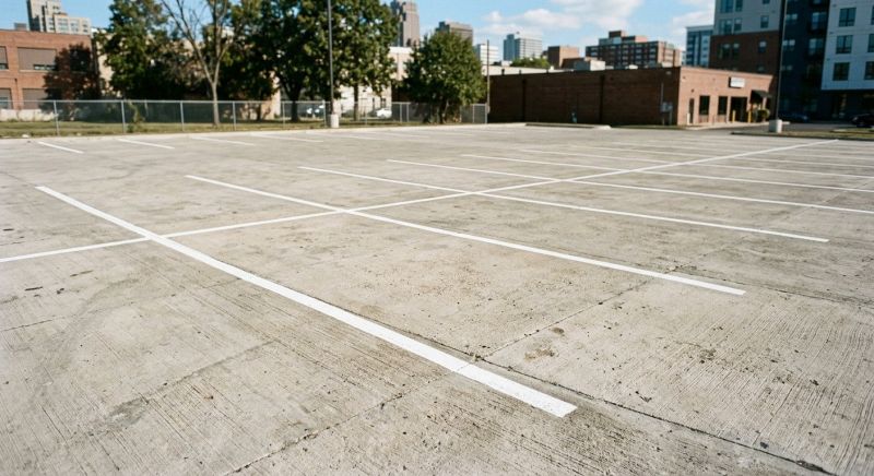 Parking Garage Striping in Lawrenceville, GA