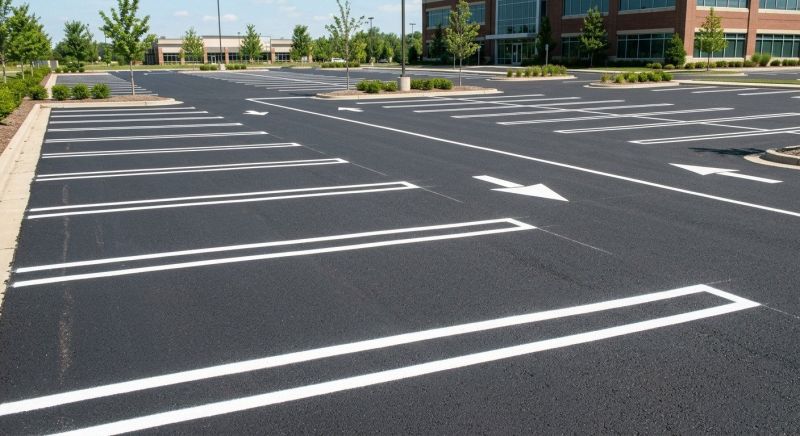 Parking Lot Painting in Alpharetta, GA