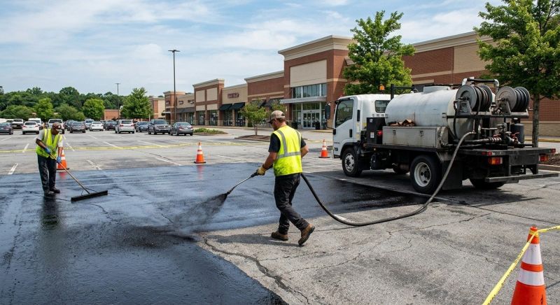 Parking Lot Resurfacing in Grand Rapids, MI