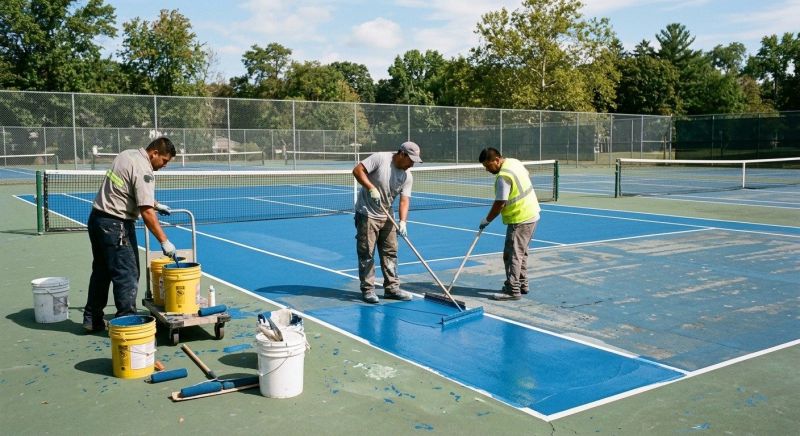 Tennis Court Repair Service in Greenville, SC