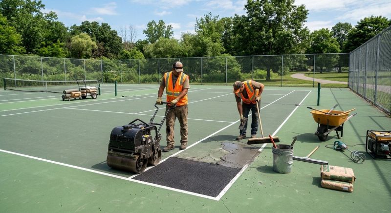 Tennis Court Repair Service in Greenville, SC