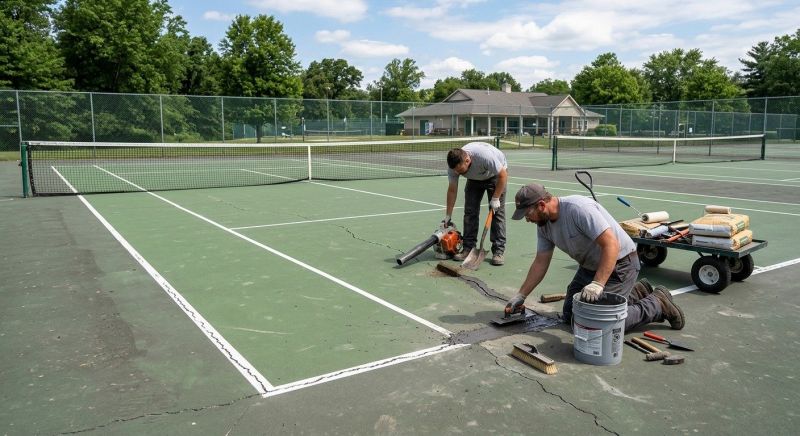 Tennis Court Repair Service in Columbus, OH