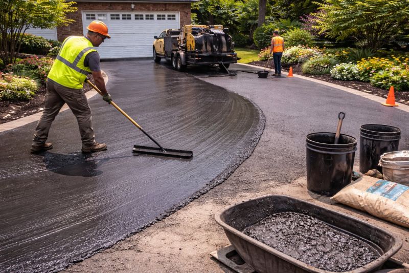 Asphalt Slurry Sealing in Greenville, SC