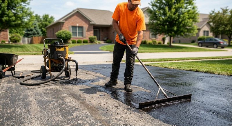 Asphalt Slurry Sealing in Columbus, OH