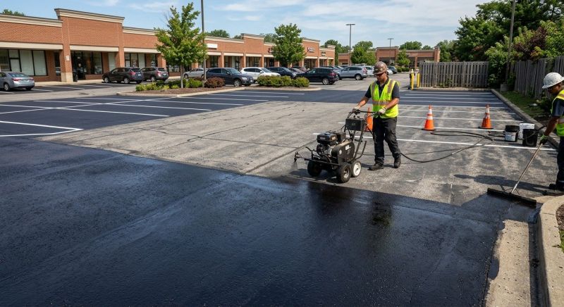 Lot Sealcoating in San Antonio, TX