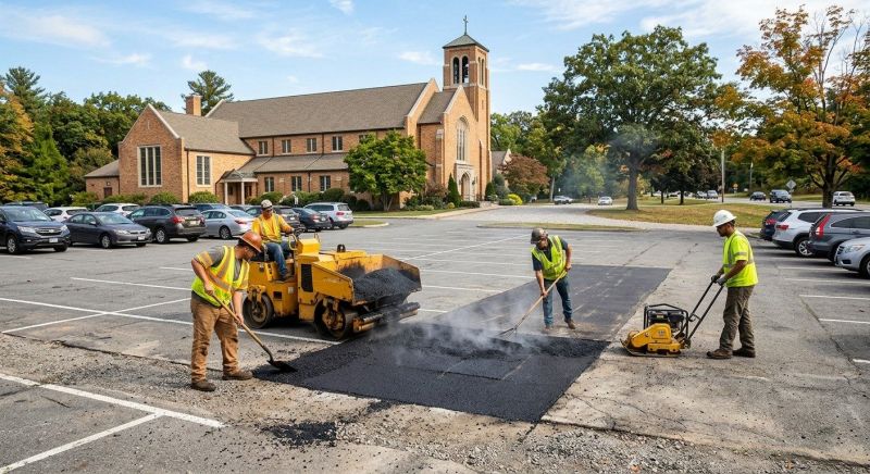 Parking Lot Repair in Savannah, GA