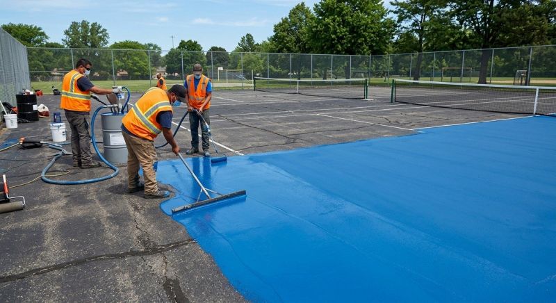Sports Court Resurfacing in Greenville, SC